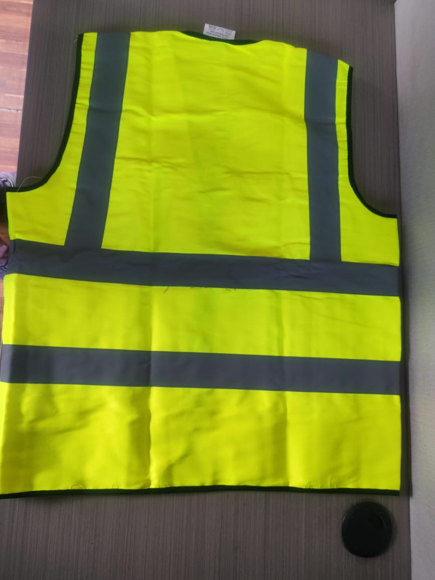 Ziota High Quality(220 gsm) Multi Pocket Reflective Safety jacket EN Standard